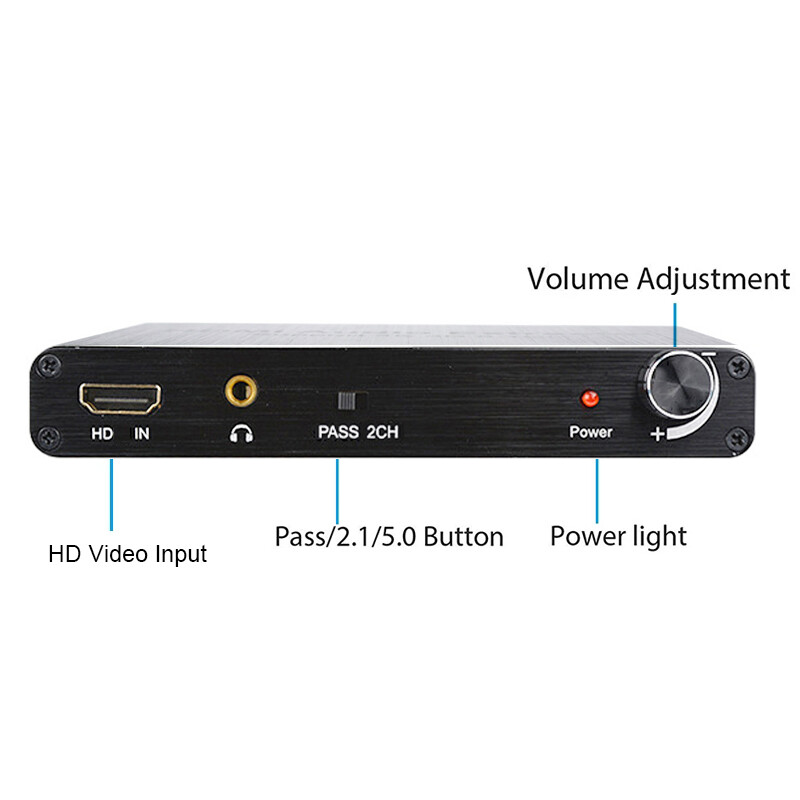 4K 3D 5.1CH Audio Extractor Decoder AC3/DTS Sound RCA 1080p HDMI Video Converter