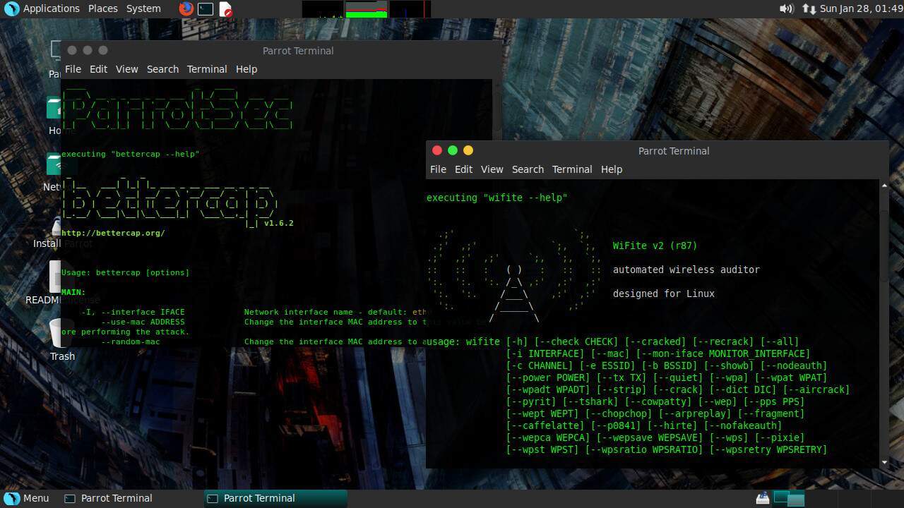 PARROT OS 4.11 Security / Privacy LINUX INSTALL & LIVE 64bit DVD
