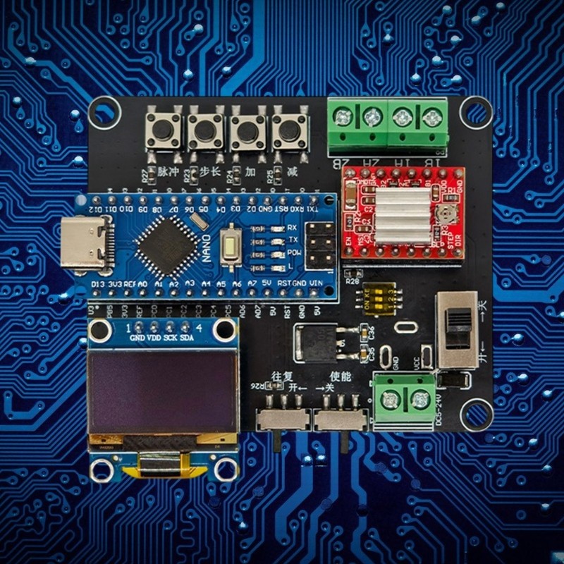 Precise Engineered Stepper Motor Driver Board for Automation Engineers Students,