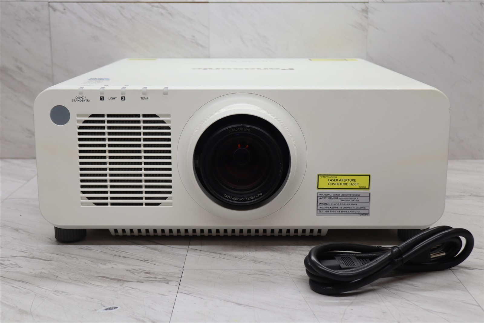 Panasonic RW630 WXGA DLP Laser Projector DLP 6500 Lumens w/ Power Cable