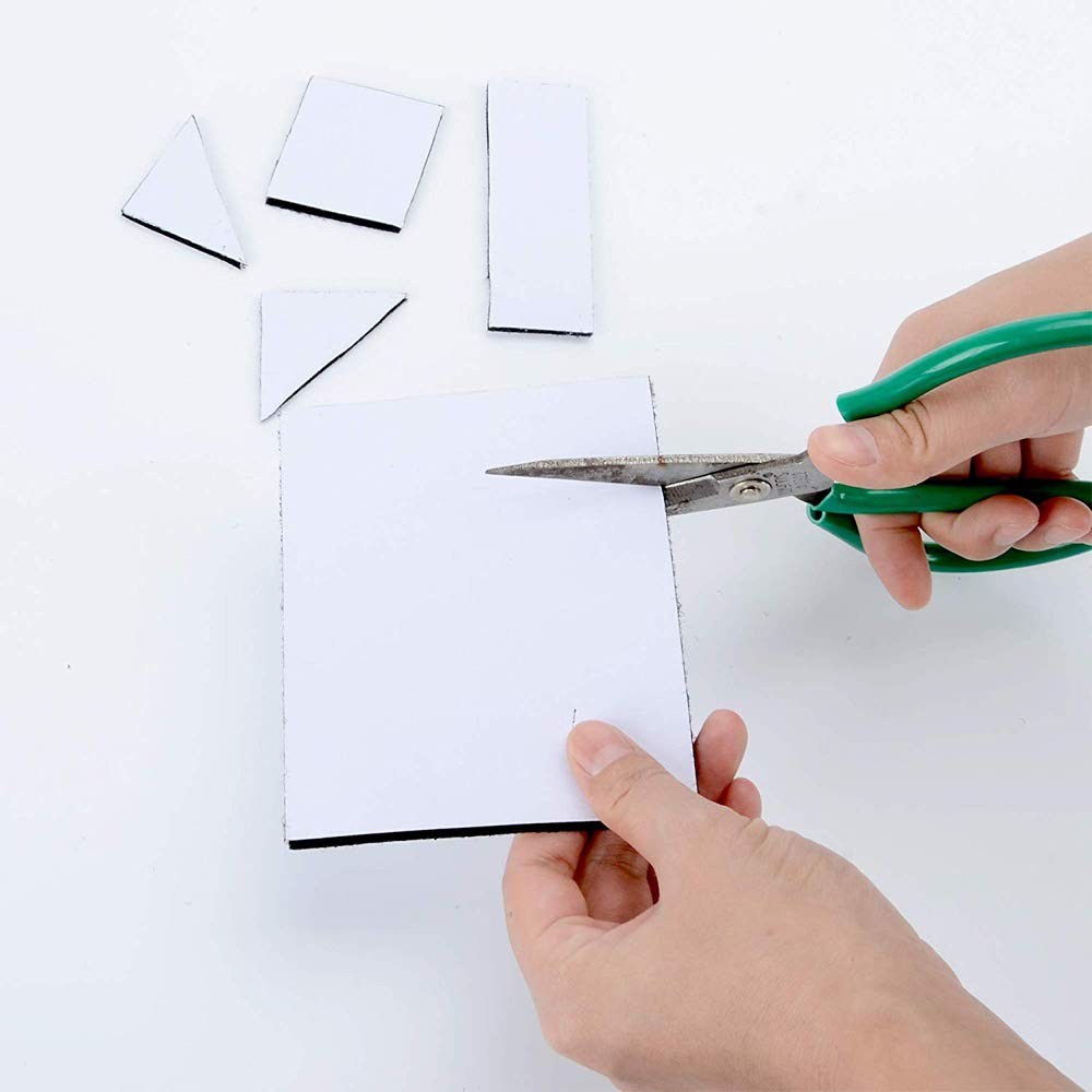 4-Pair 4x6 inch Upgrade Hook Loop Tape Double-Side Adhesive Strips Mounting S...