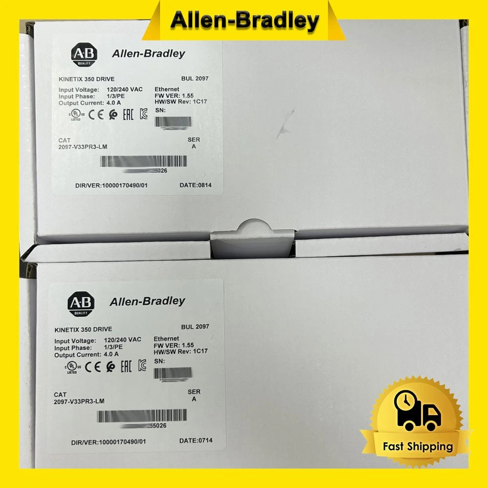NEW Allen Bradley 2097-V33PR3 SER Kinetix 300 Servo Drive 2097V33PR3
