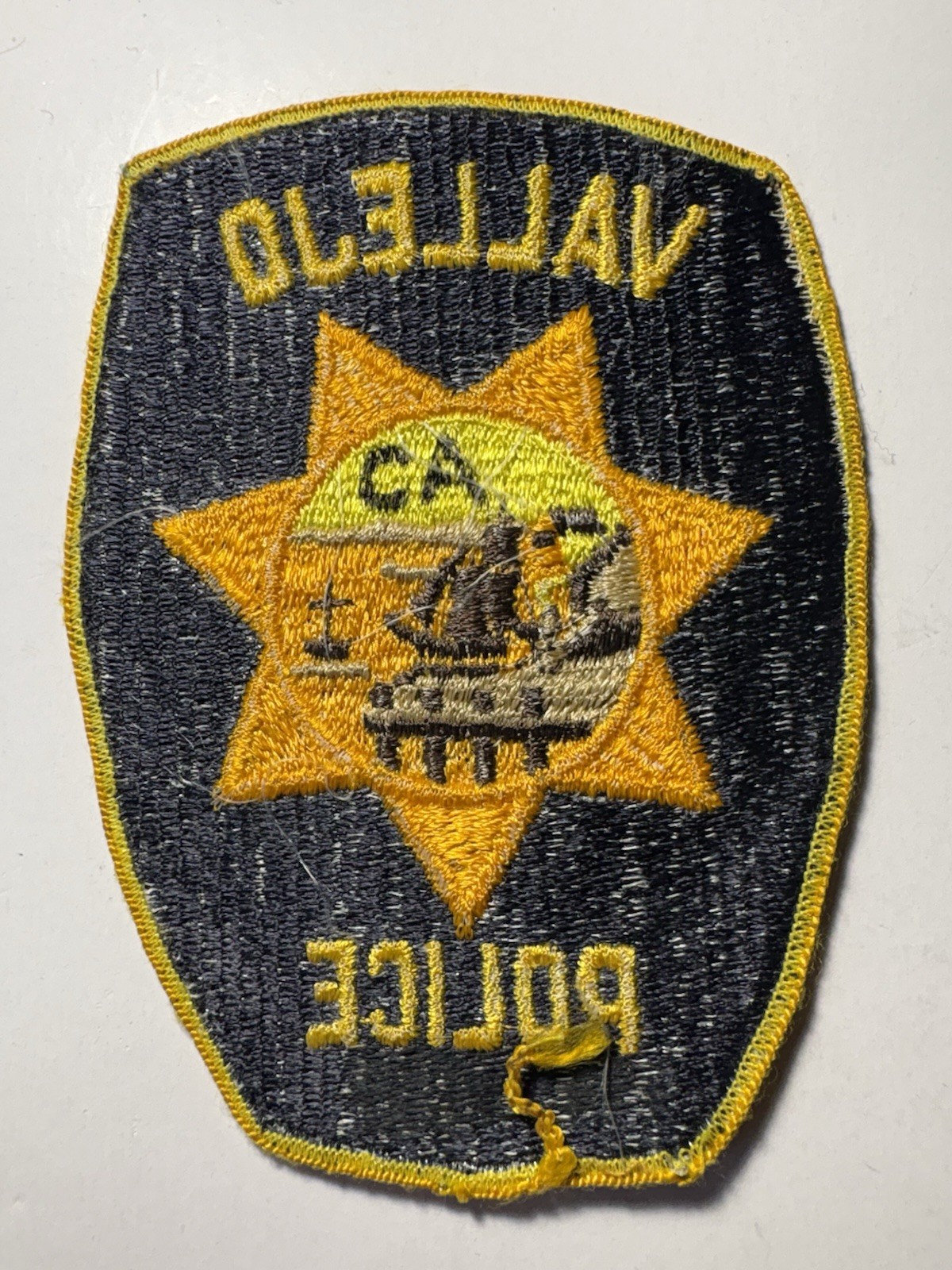 Vallejo California Police Patch
