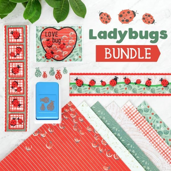 Creative Memories LADY BUG TRIO Punch