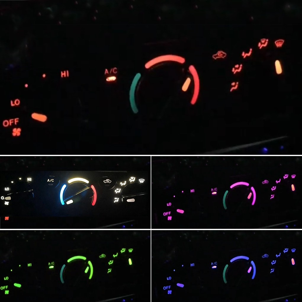 Heater Climate Control Button Backlight LED Bulb for 2001-2004 Toyota Tacoma
