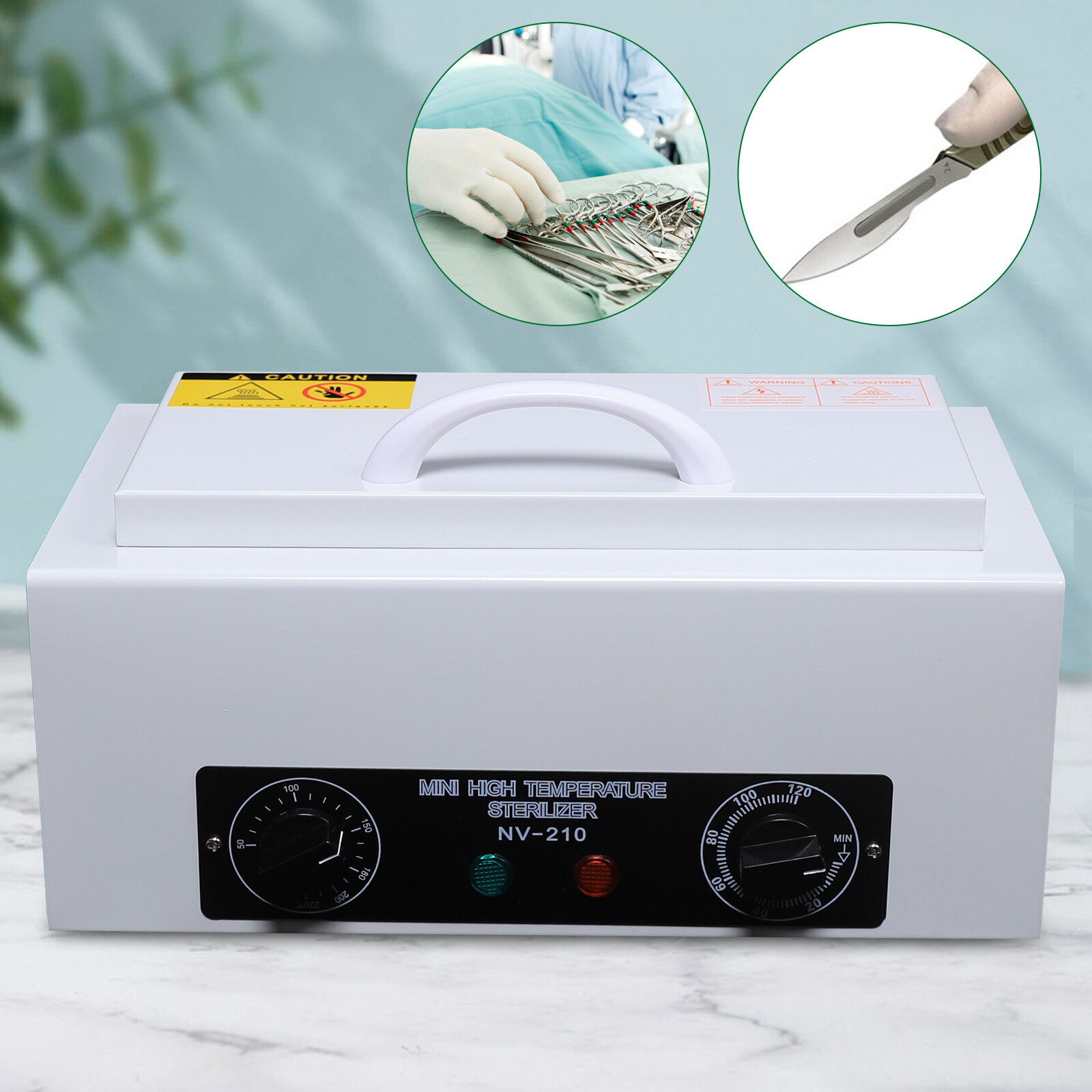 Dental Medical Dry Heat Sterilizer Autoclave Vet Tattoo Sterilizer Equipment USA