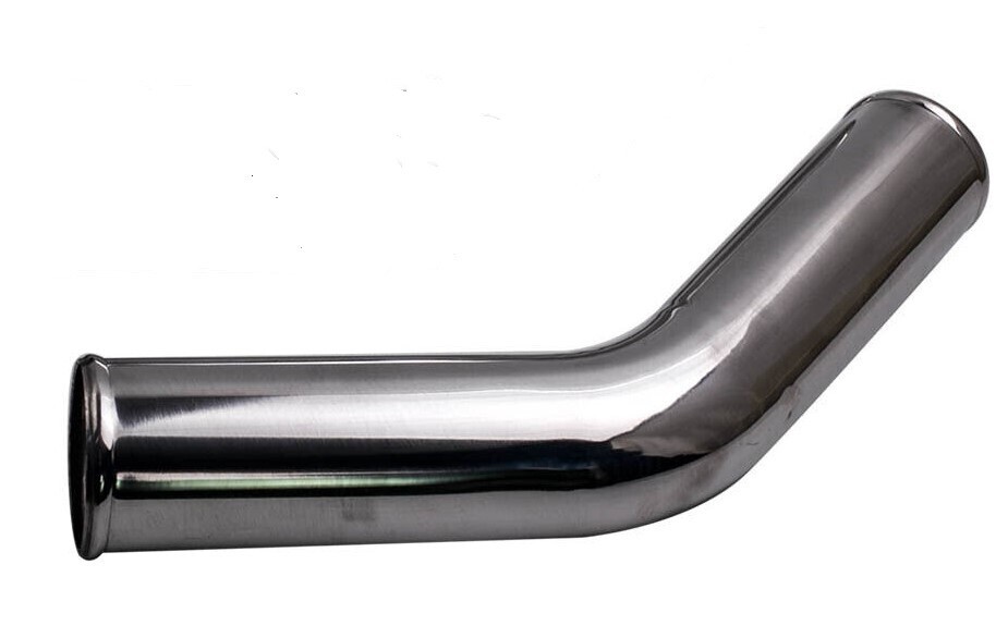 Aluminium Alloy Intake Pipe 63mm 2.5" Inch x 45 Degree Elbow Mandrel Bend