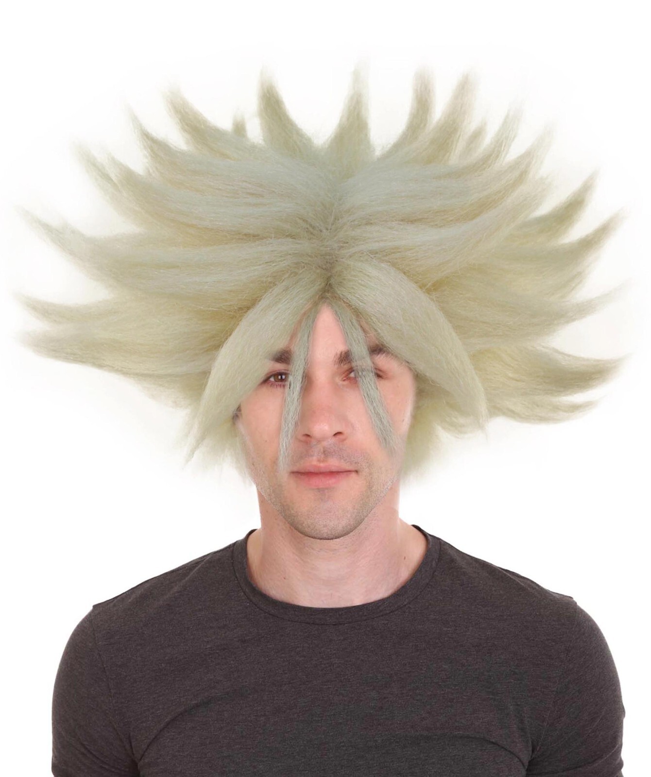 Spiky Anime Cosplay Wig Unisex – Heat Resistant Synthetic Hair – Short Layered