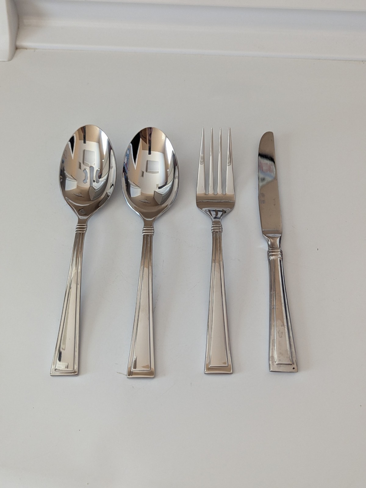 Oneida Stainless Flatware BUTLER 4pc Serving Set - Good Shape!