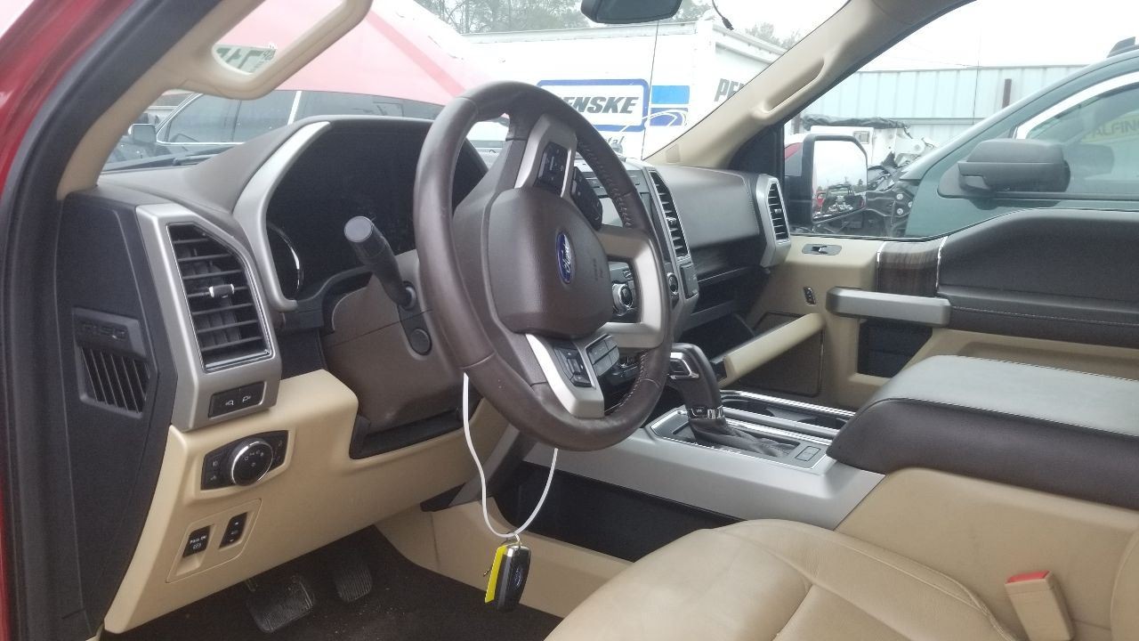 20 FORD F150 CREW CAB SUN VISOR ILLUMINATED GDO LEFT DRIVER TAN