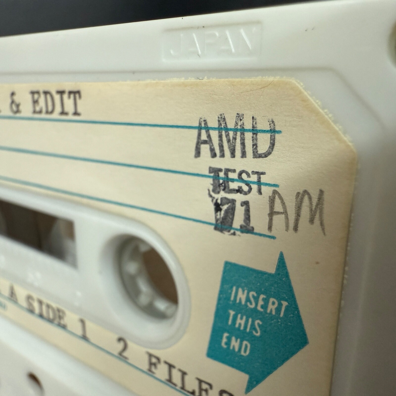 Vintage Hewlett Packard Data Cassette Tape System Loader & Edit 92410-12002 A