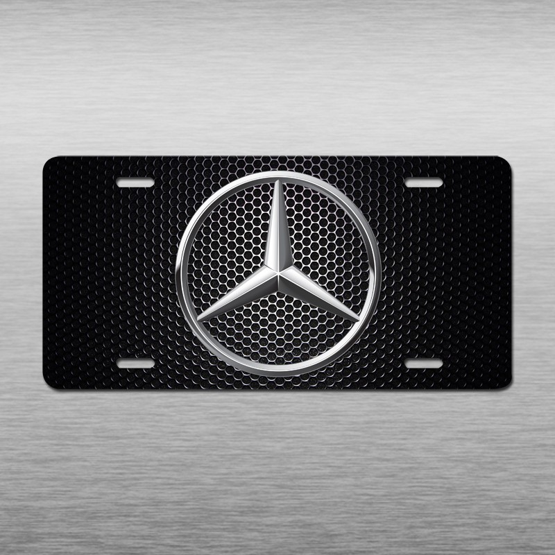 Mercedes Vehicle Art Novelty License Plate Black C350 C63 GLC GLE Car Auto Tag