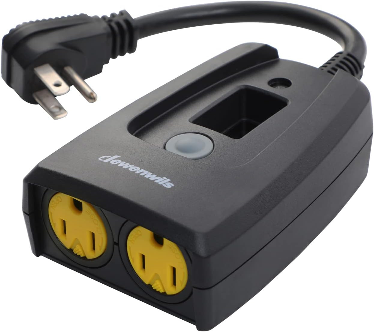 Outdoor Timers for Electrical Outlets Waterproof, Outdoor Light Timer, Plug in C