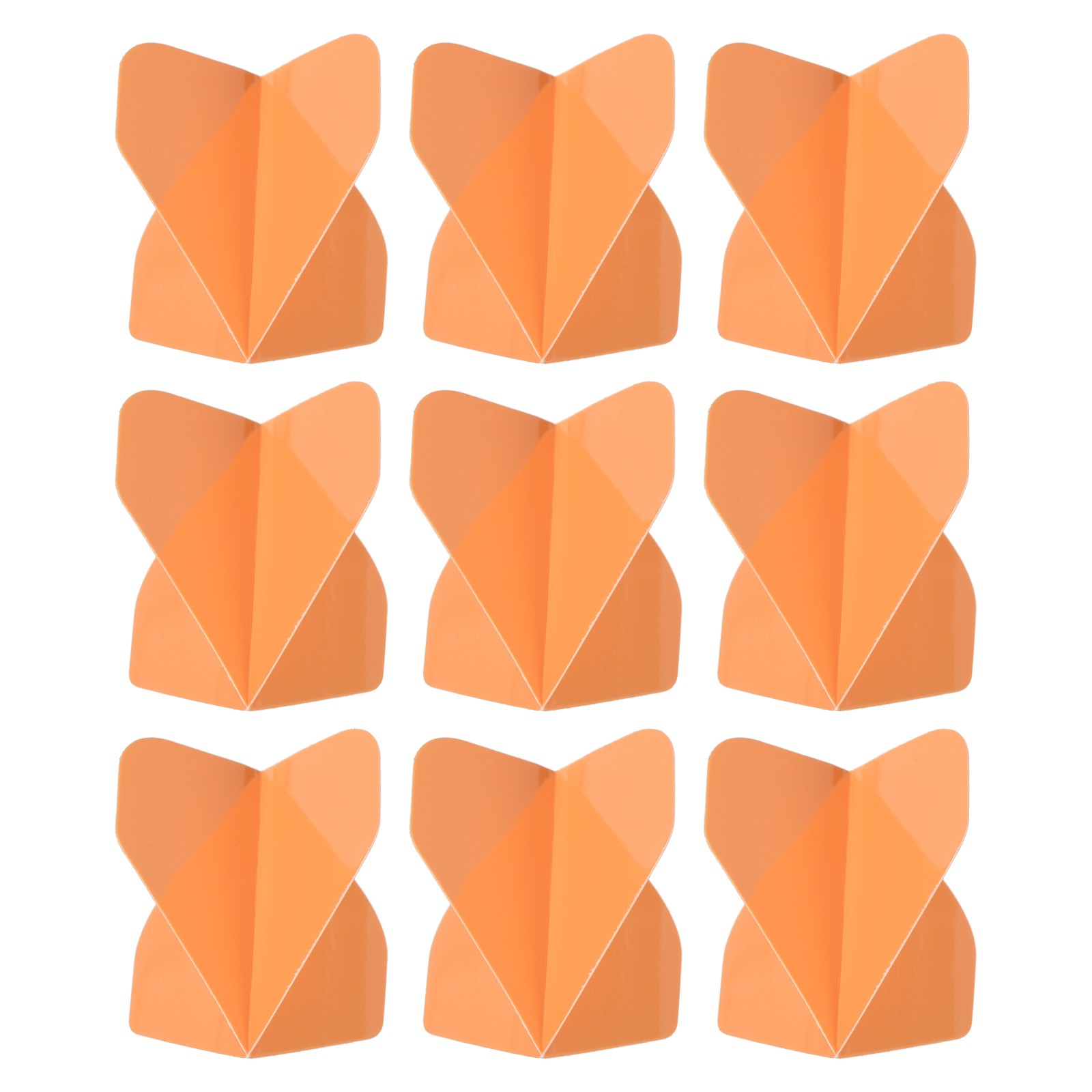 Dart Flights, 9 Pack PET Darts Accessories Orange