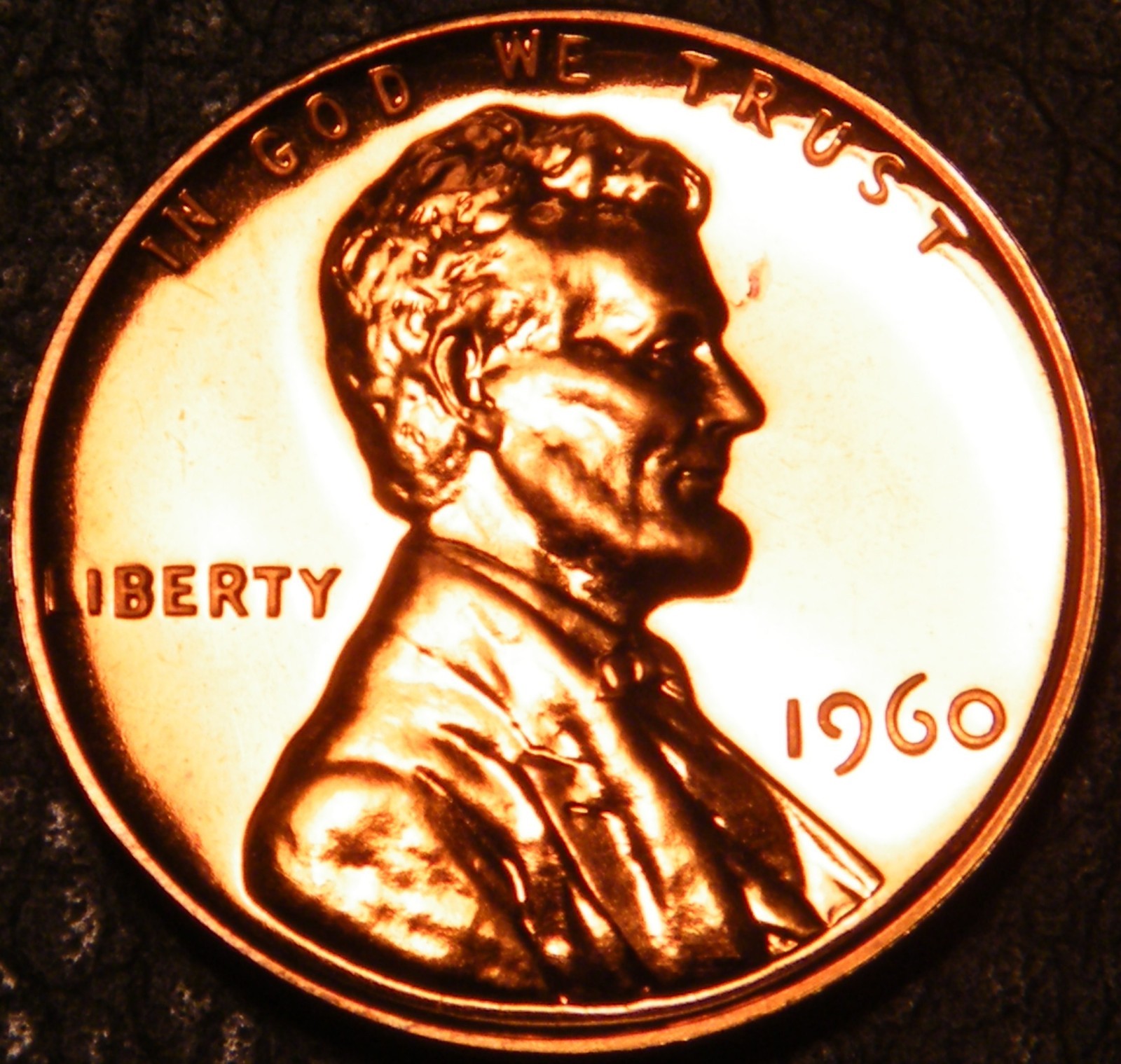 1960 Gem Proof Lincoln large Date Memorial Pennies Cents in US Coin
