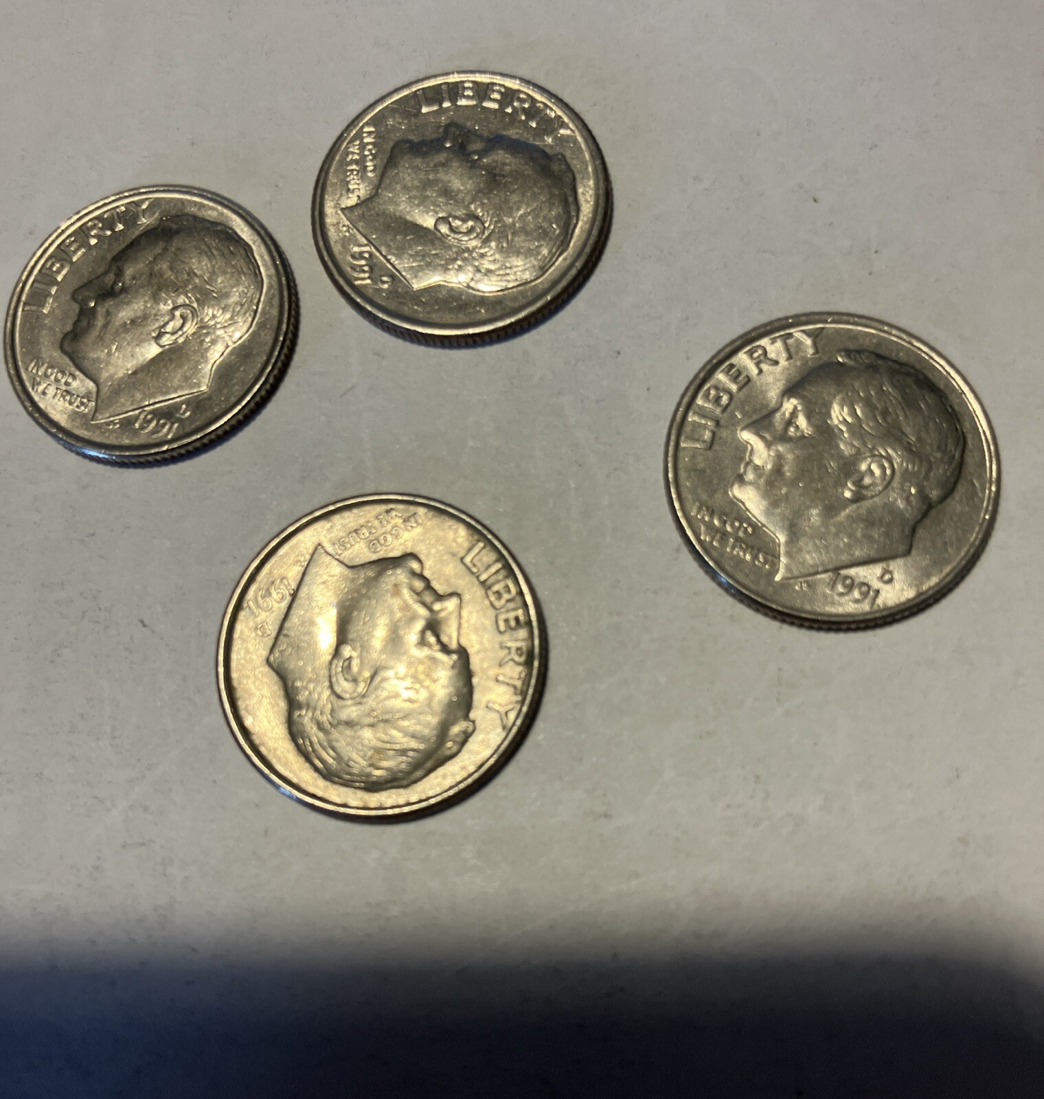 1991  D Roosevelt Dime