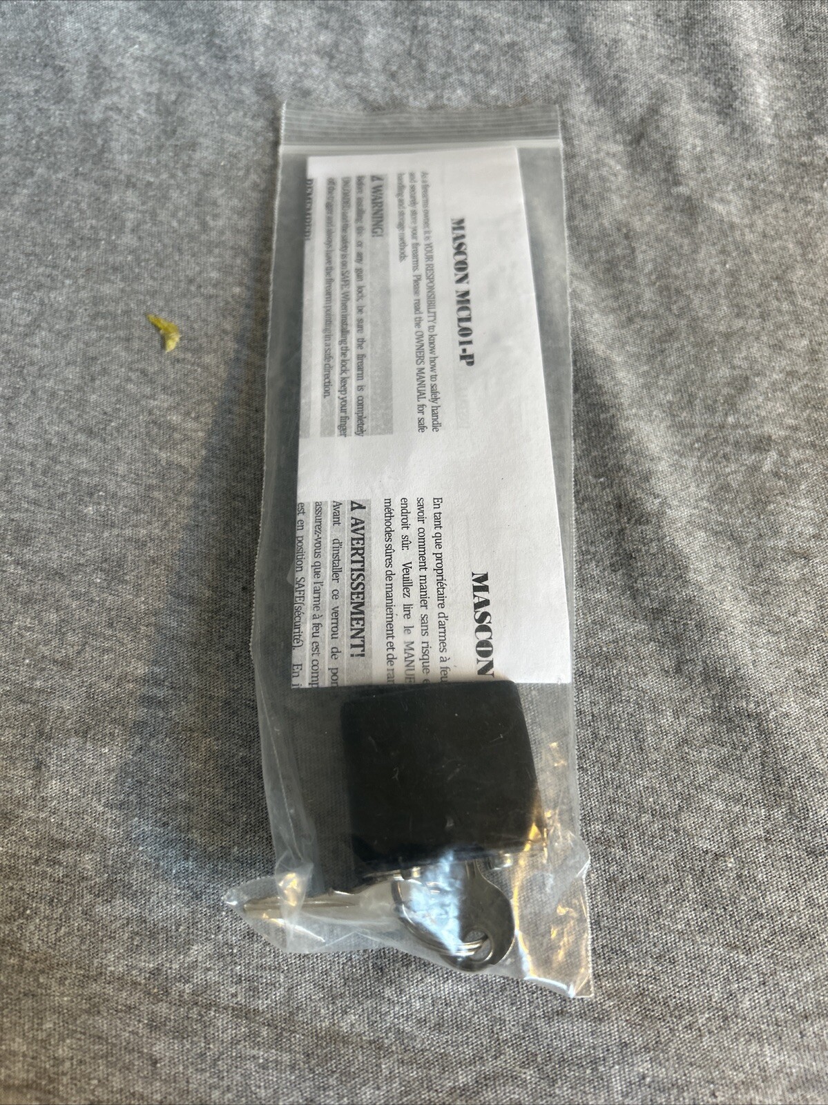 MASCON MCLO1-P GUN LOCK-2 KEYS
