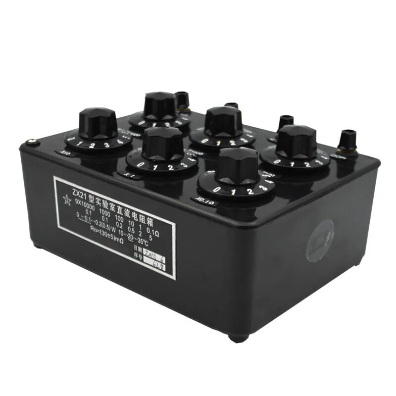 ZX21 Precision Variable Decimal Resistance Resistance Box 0.1R Rotary DC