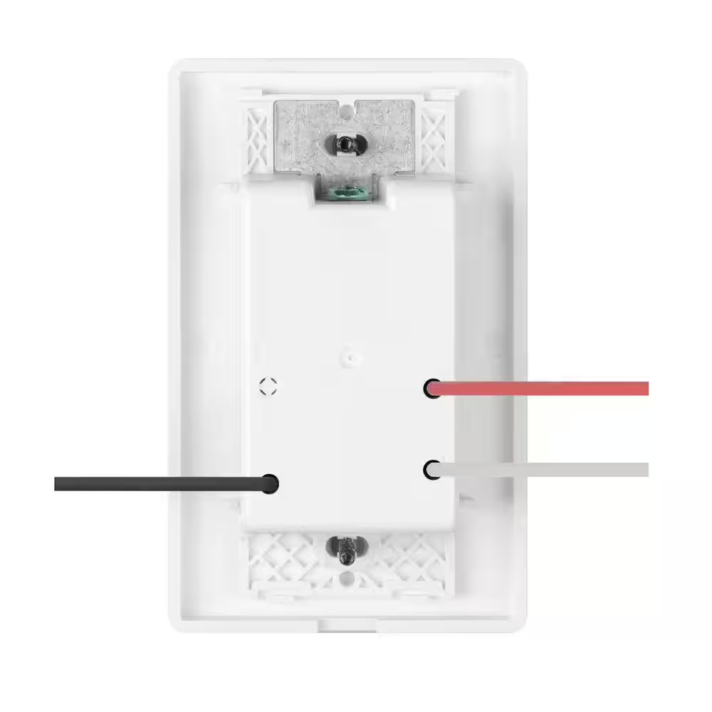 15 Amp Single-Pole White Smart Light Switch with Wi-Fi and Bluetooth Technology