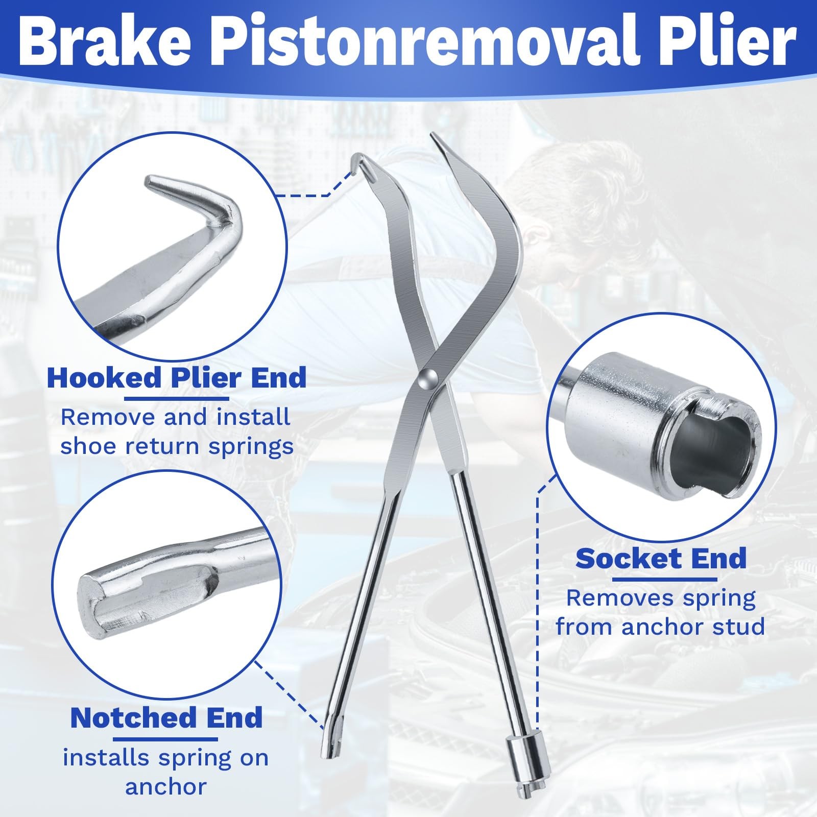 ecocstm Brake Spring Pliers, Drum Tool