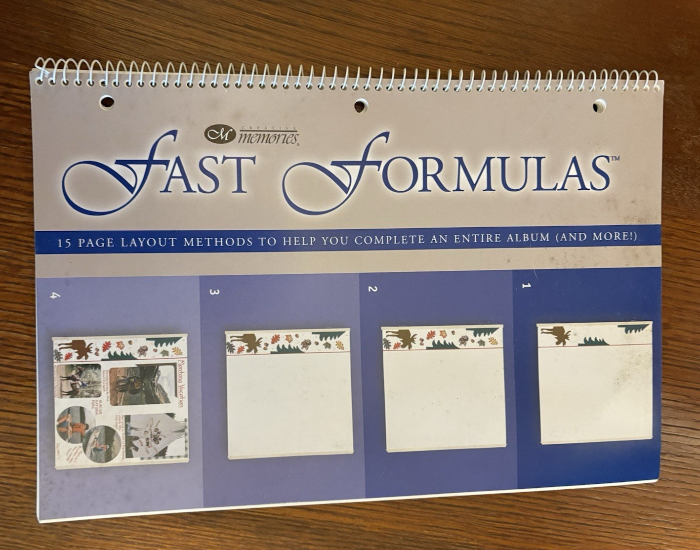 Creative Memories Scrapbook Page Design and Layout Ideas Fast Formulas 1998