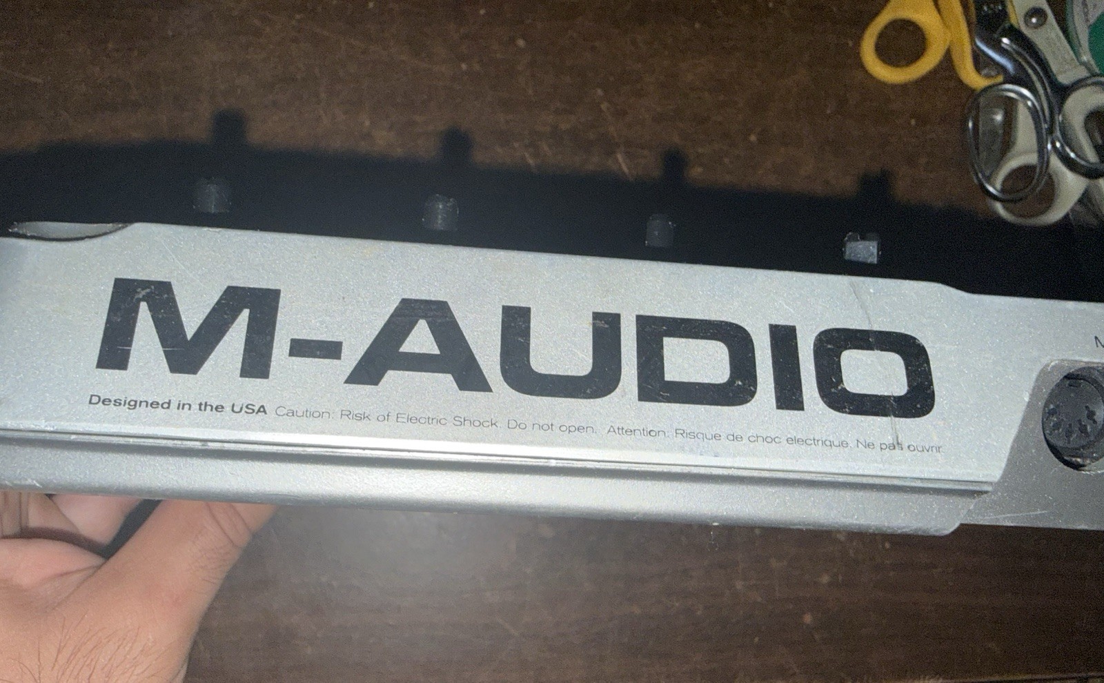 M-Audio Trigger Finger MIDI 16 Pads 8 Assignable Knobs 4 Faders Vintage