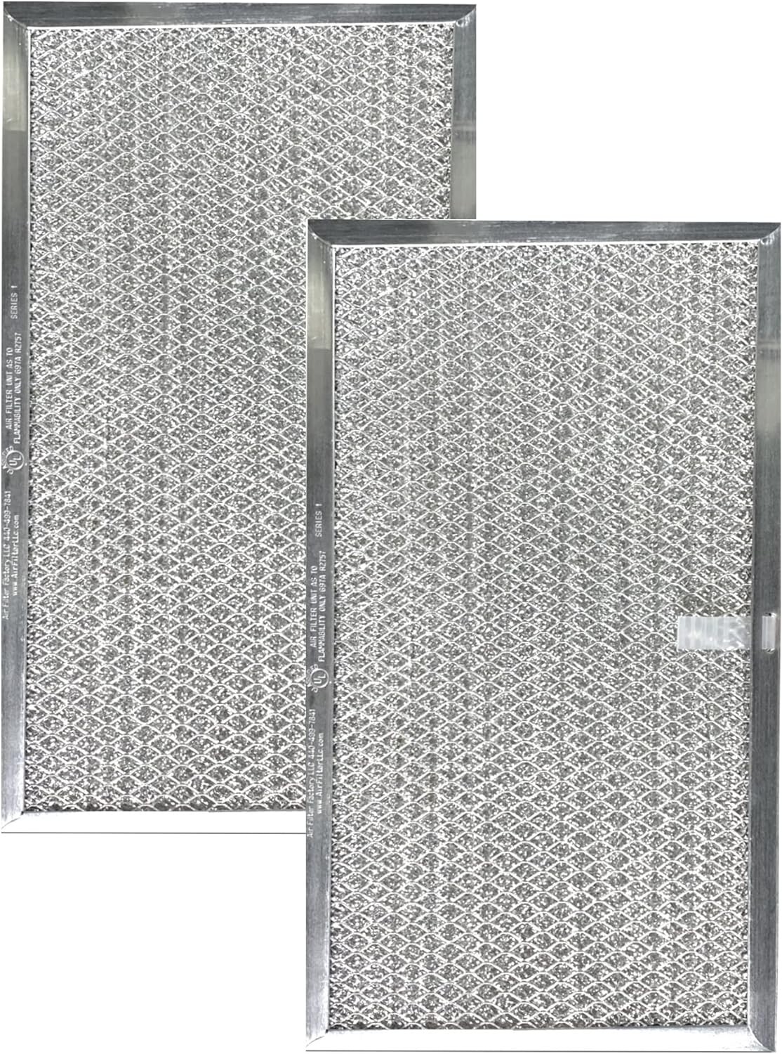 Compatible With Broan S97007893 Range Hood Aluminum Mesh Grease Filters (2 Pack)