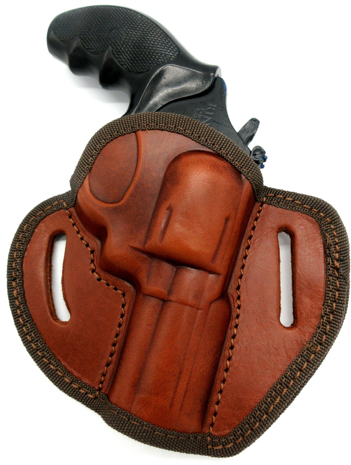 Cebeci Right Hand Leather Belt Holster for CHARTER ARMS MAG PUG, 3"
