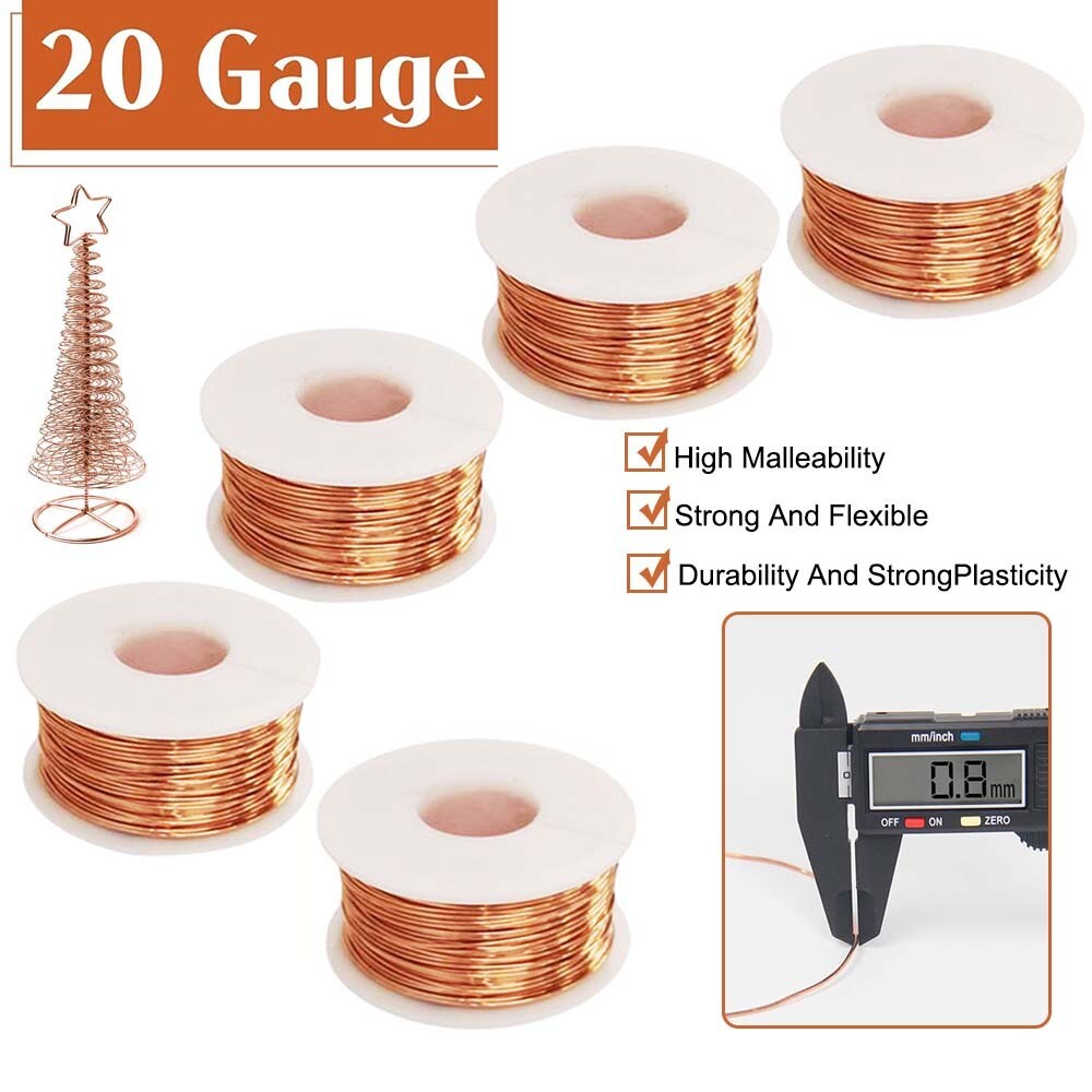 99.9%  Coppers Wire T2 Coppers Red Coppers Line Bare Wire 24 Gauge/20Gauge