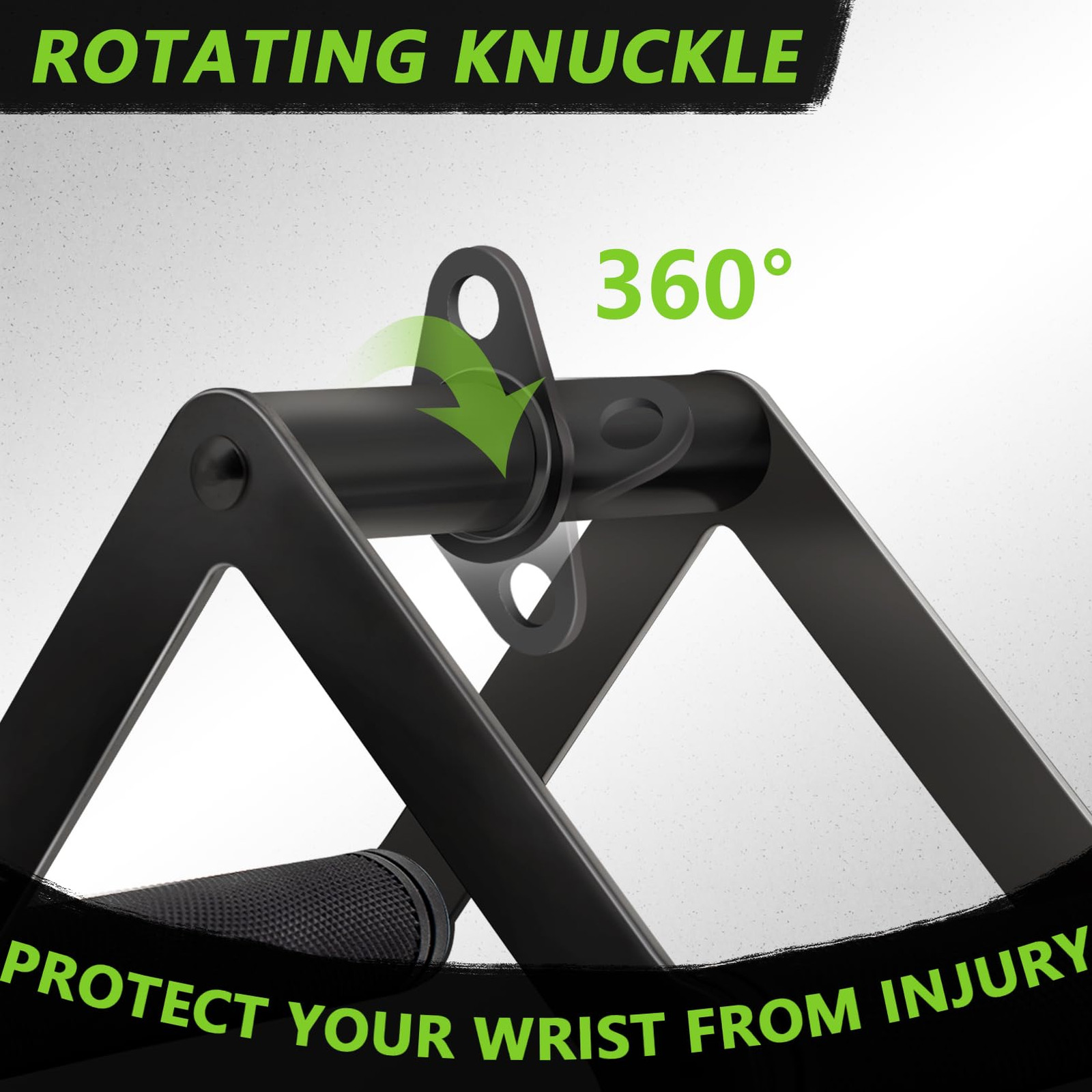 Double D Row Handle Cable Attachment V Bar Attachment LAT Pull Down Attachmen...
