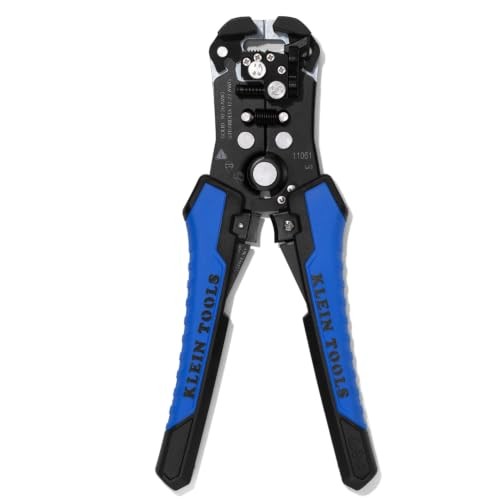 Klein Tools 11061 Self-Adjusting Stripper / Cutter, Heavy Duty, for Blue/Black