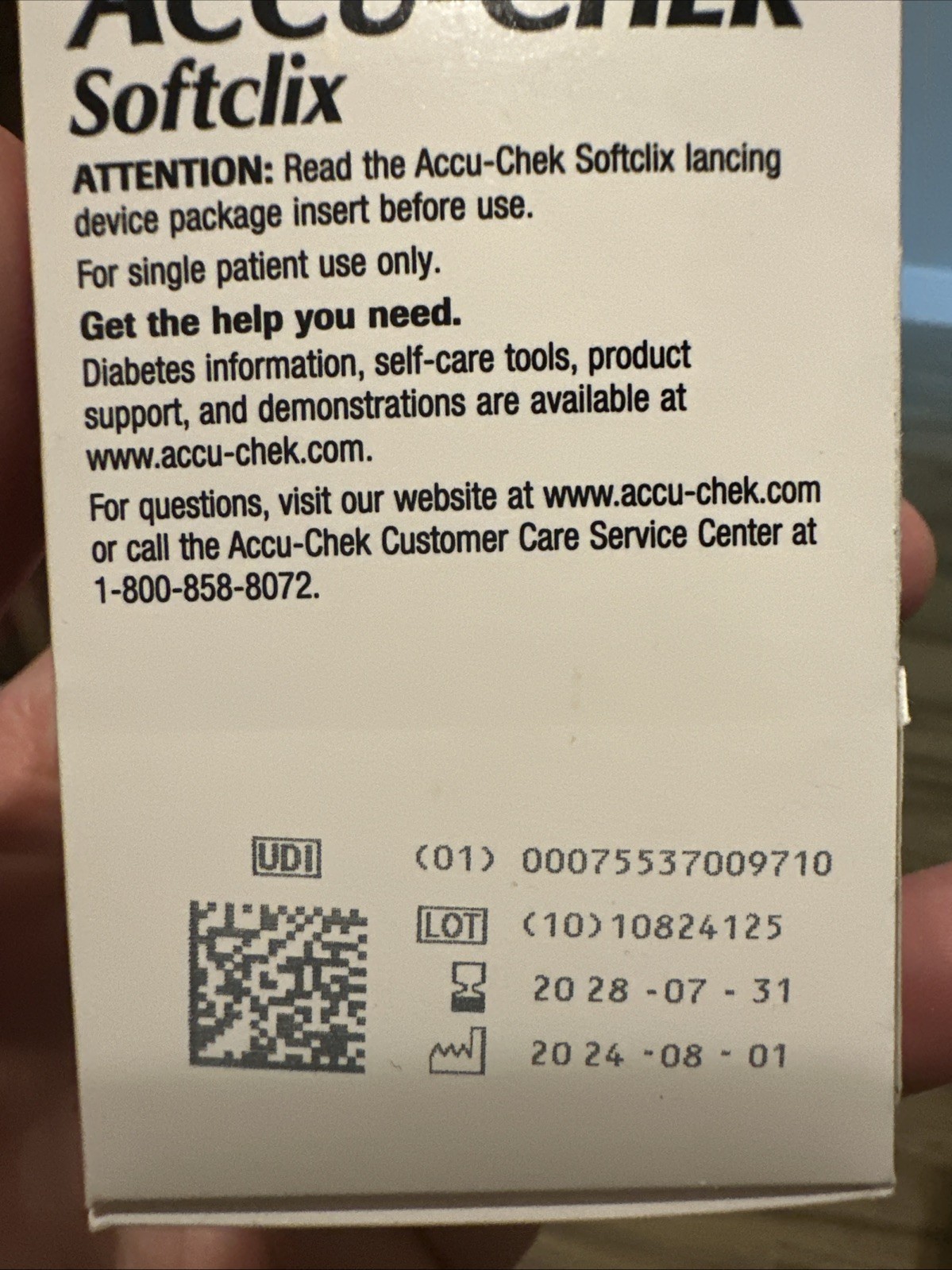 Accu-Chek Softclix Lancets 100 Count New in Box Expiration 03/31/2028+