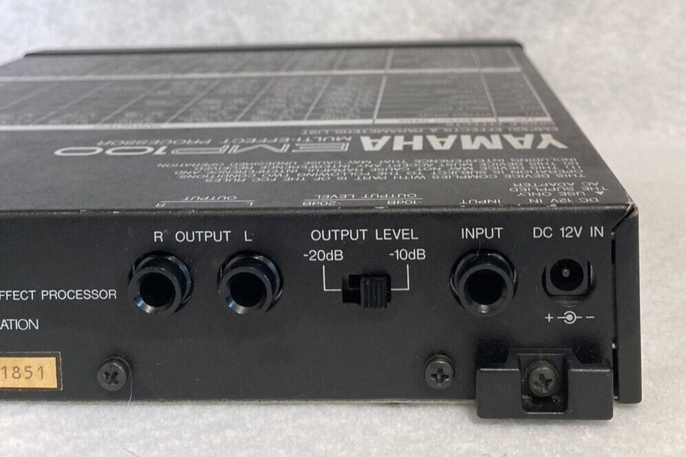 YAMAHA EMP100 Guitar Multi Effects Processor Tested & Working Free Shipping