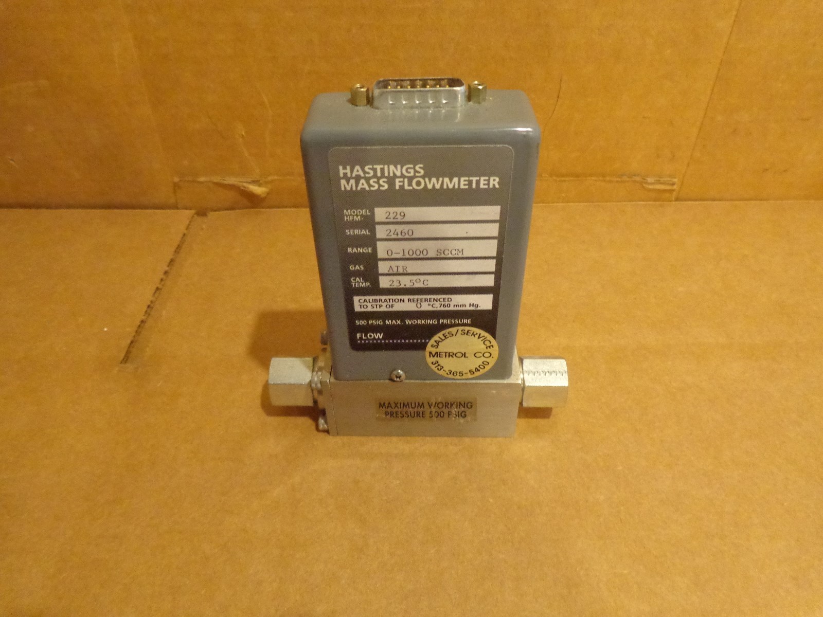Hastings HFM-229 Mass Flowmeter