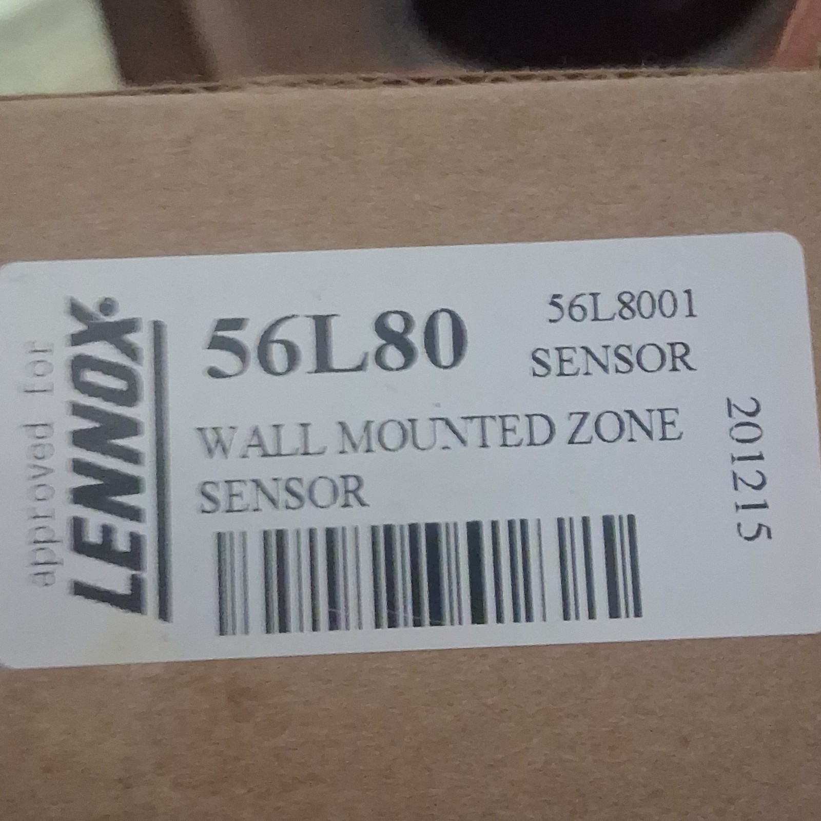 Lennox 56L80/56L8001 Wall Mounted Zone Sensor White Plastic ACI ACP-RS