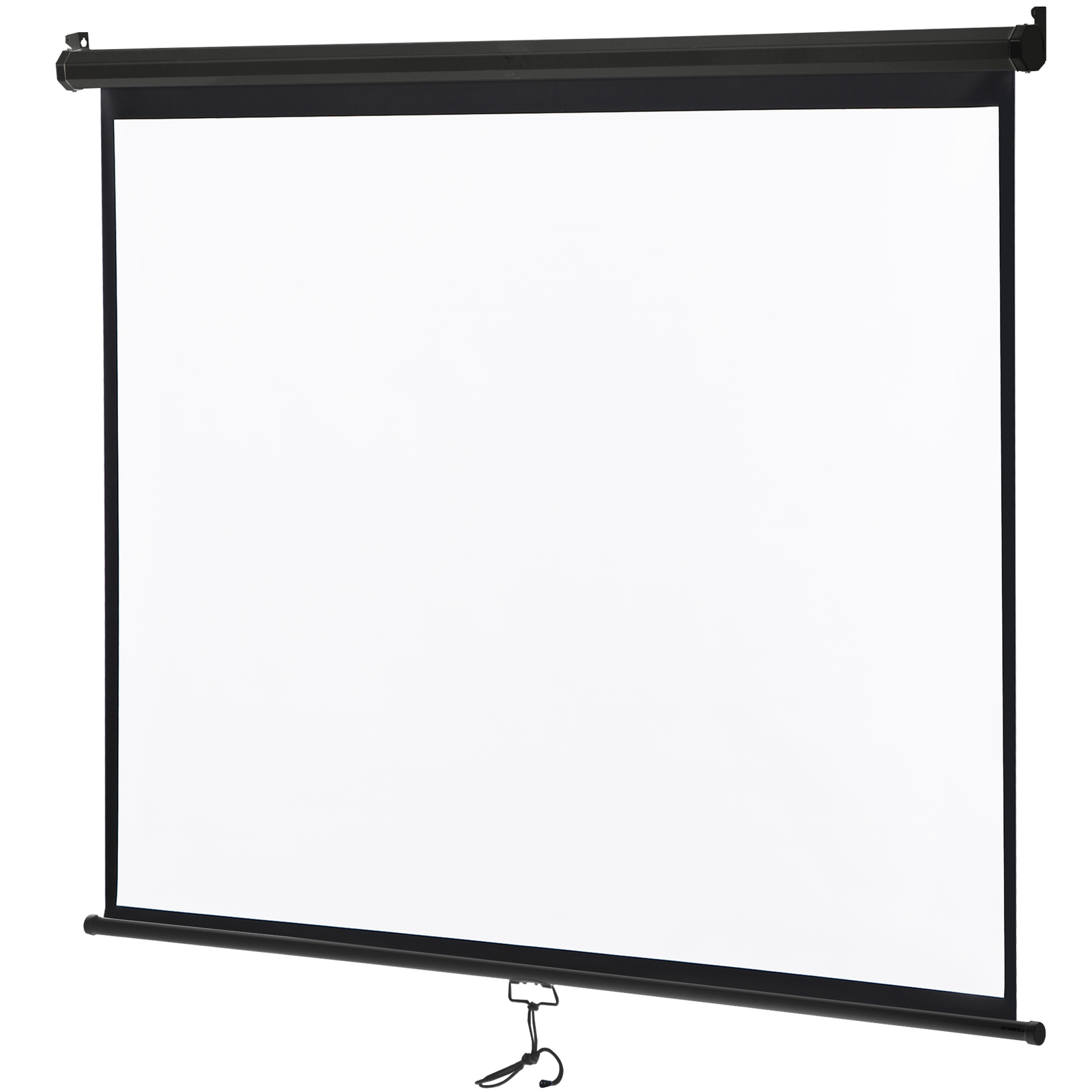 72" Black Movie Projection Screen for Outdoor Indoor 4:3 Foldable 160° Viewing