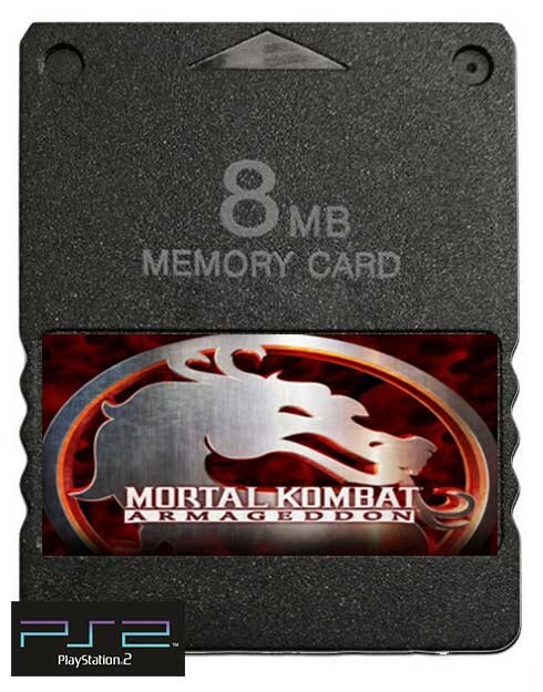 Mortal Kombat Armageddon PlayStation PS2 Memory Card Cheats