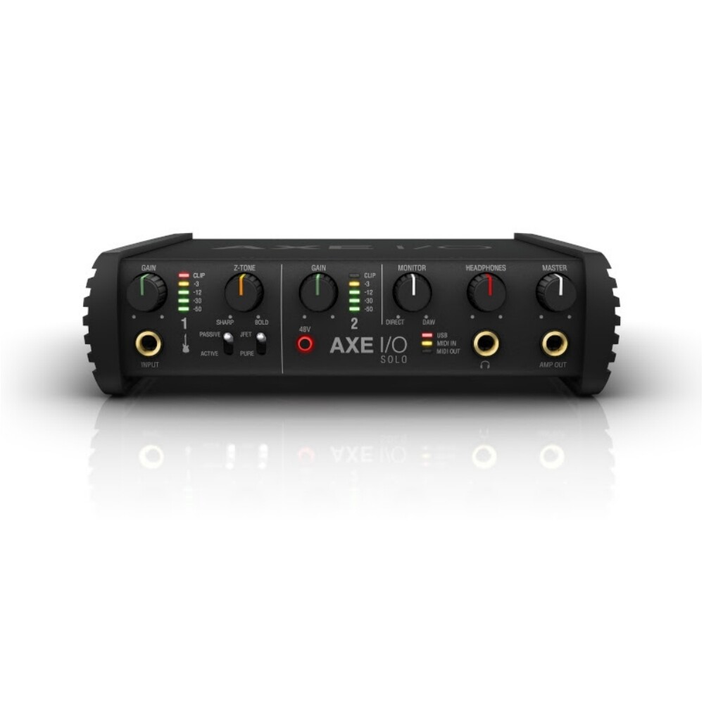 IK MULTIMEDIA AXE I/O SOLO Audio Interface with Software & Guitar Tone Shaping