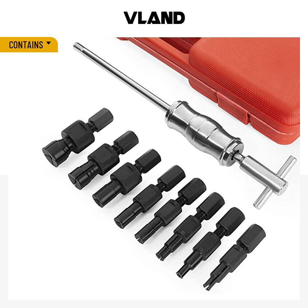 9PCS Inner Bearing Puller Remover Blind Hole Slide Hammer Internal Kit 8mm-32mm