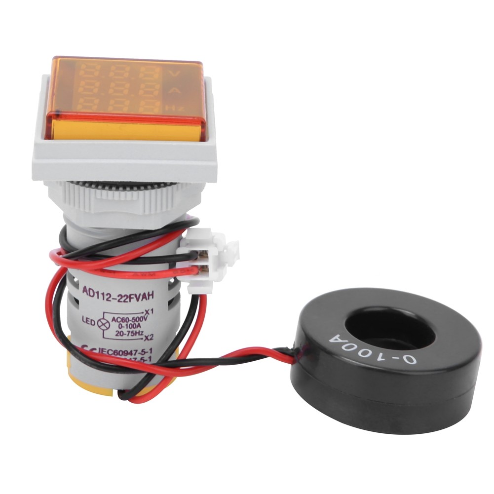 Multifunction Digital Meter Square 3-Digit Display AC Voltage Current BT0