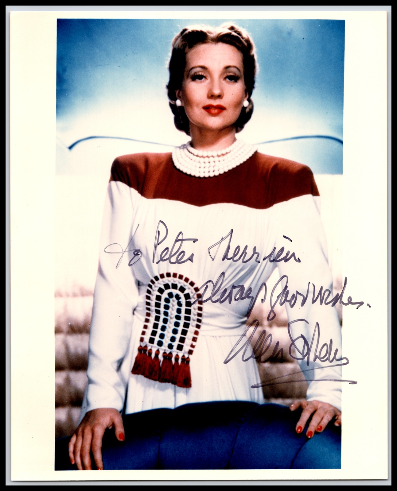 Ann Sothern - Actress  - 8x10 Photo - Signed | Autograph (e)