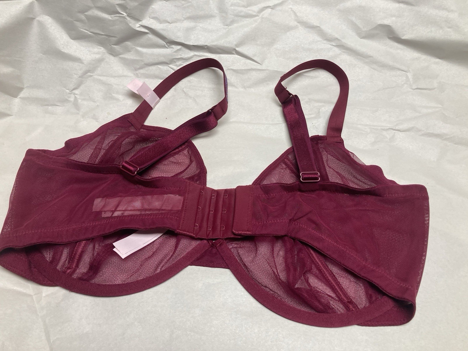 VS Bra Unlined Underwire Sparkle Strap Size 38 DDD