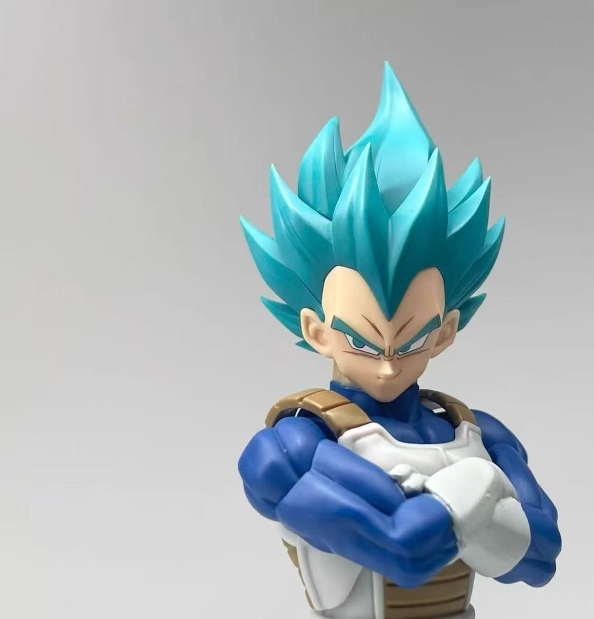 Custom Super Saiyan Blue Vegeta 1/12 shf  Head Sculpture Kit  NO Figure