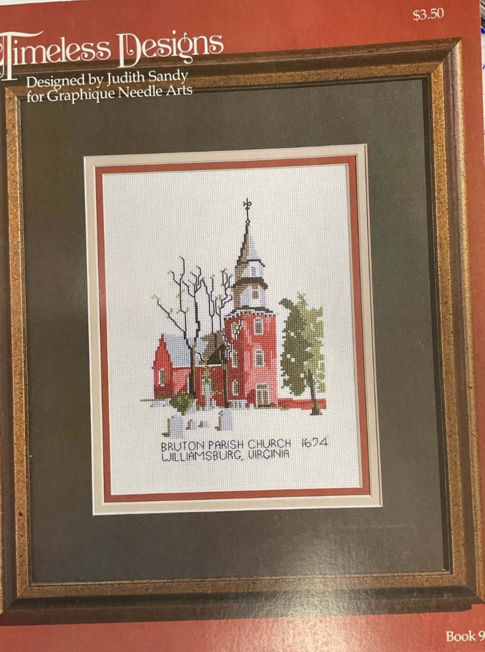GRAPHIQUE NEEDLE ARTS - BOOK 9 - TIMELESS DESIGNS BY JUDITH SANDY, 1980