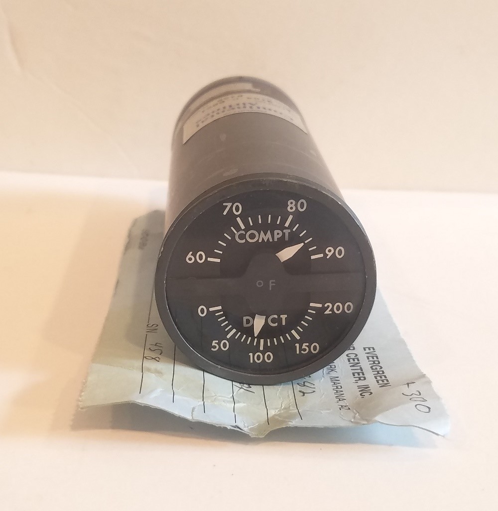 Jaeger Aircraft Duct Temperature Indicator P/N 61531-005-1