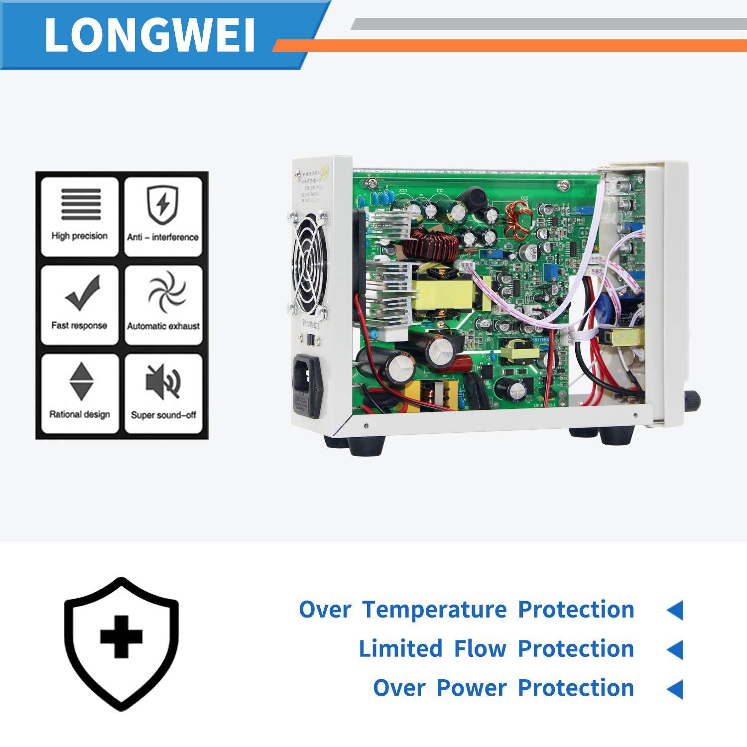 Longwei K3010d Dc Power Supply 30V 10A Adjustable High Precision Display
