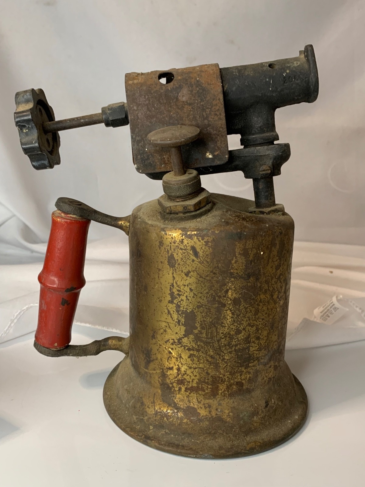 VINTAGE ANTIQUE ORIGINAL BRASS BLOW TORCH CLAYTON AND LAMBERT MFG Co.