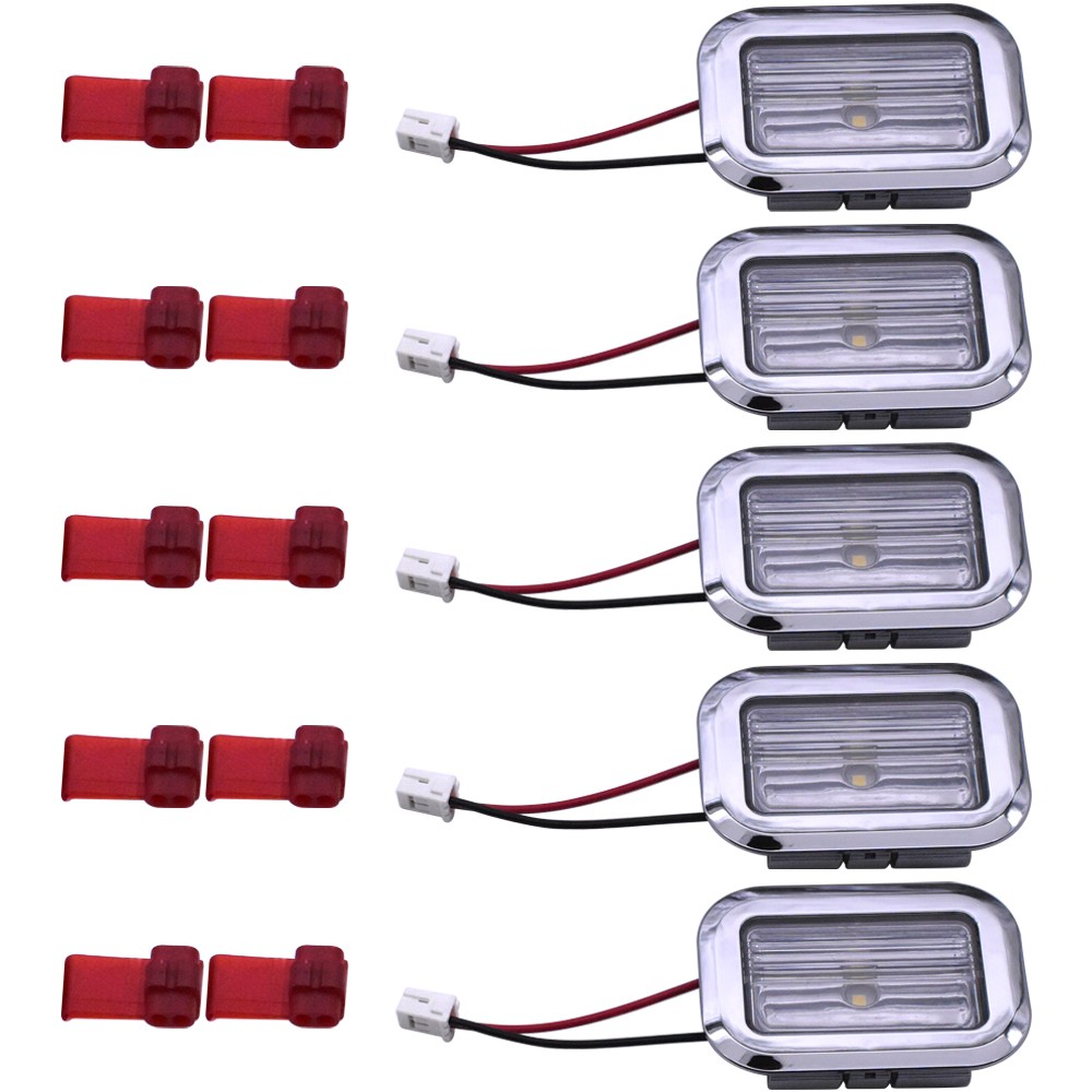5 PCS Refrigerator LED Light Module for Whirlpool Kitchenaid W10607479