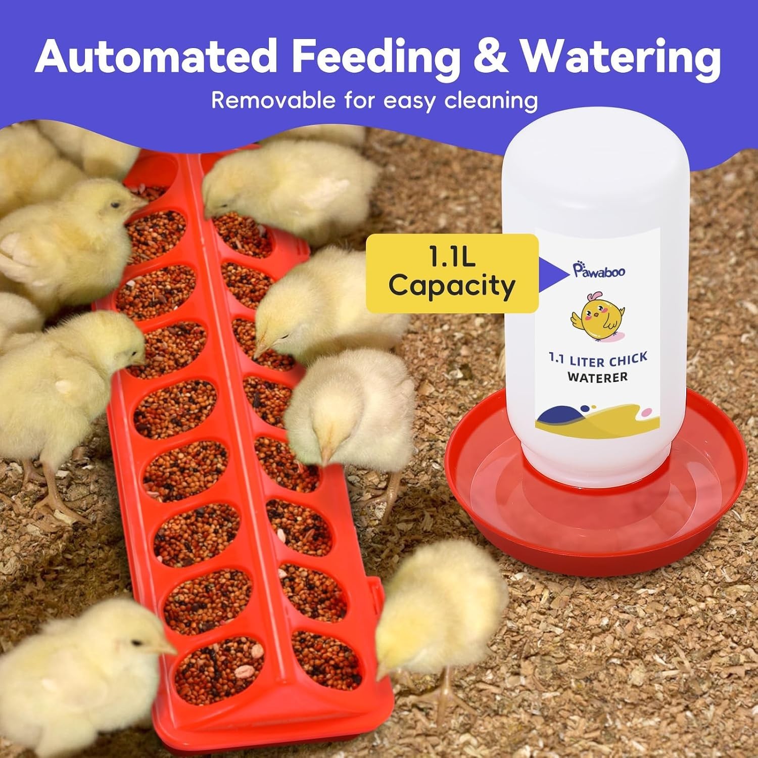 Chick Brooder Box for Chick Starter Kit, Brooder Pen/Chicken Supplies Brooder...
