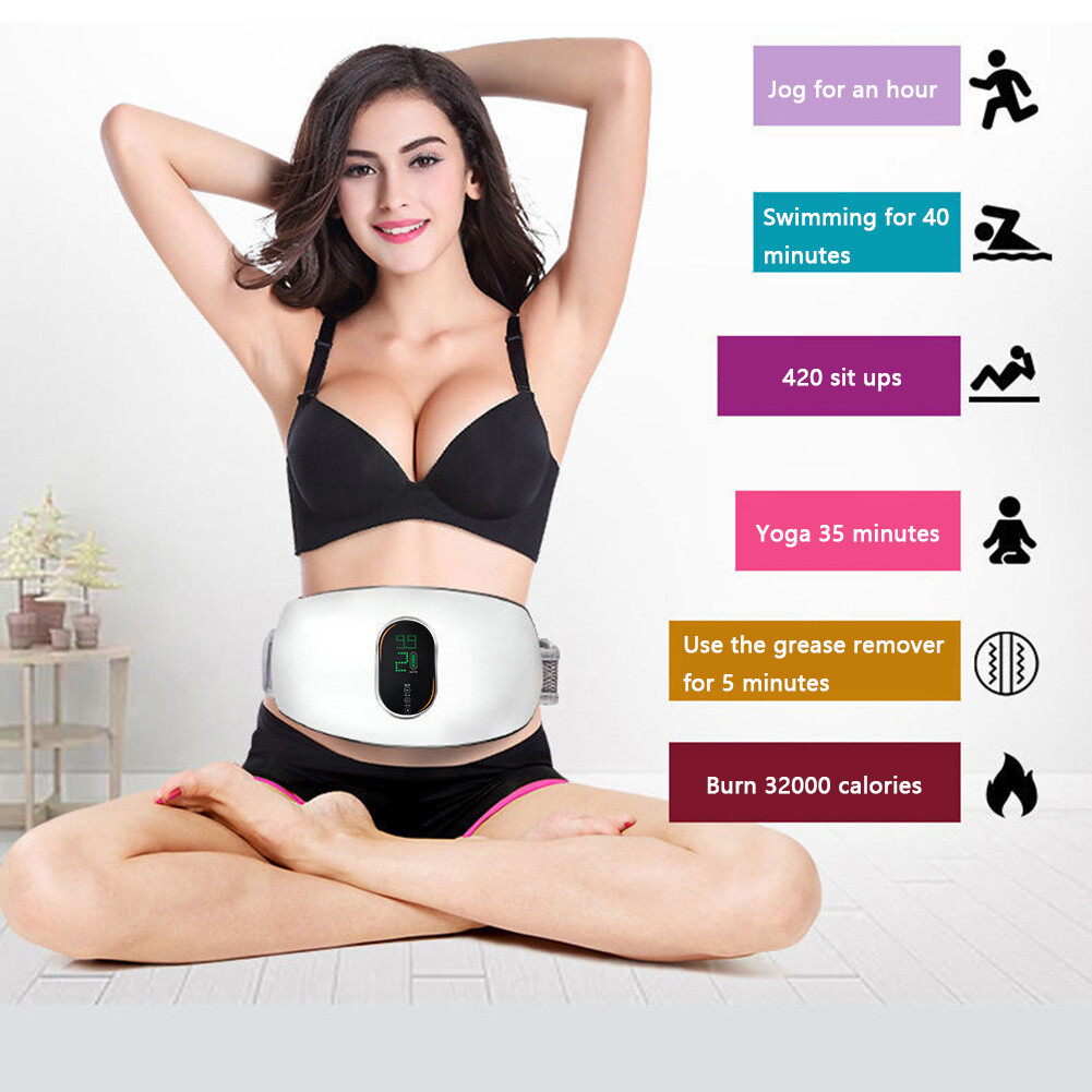 Pro Body Slimming Massager Electric Slimming Belt Fat Burning Abdominal Massage